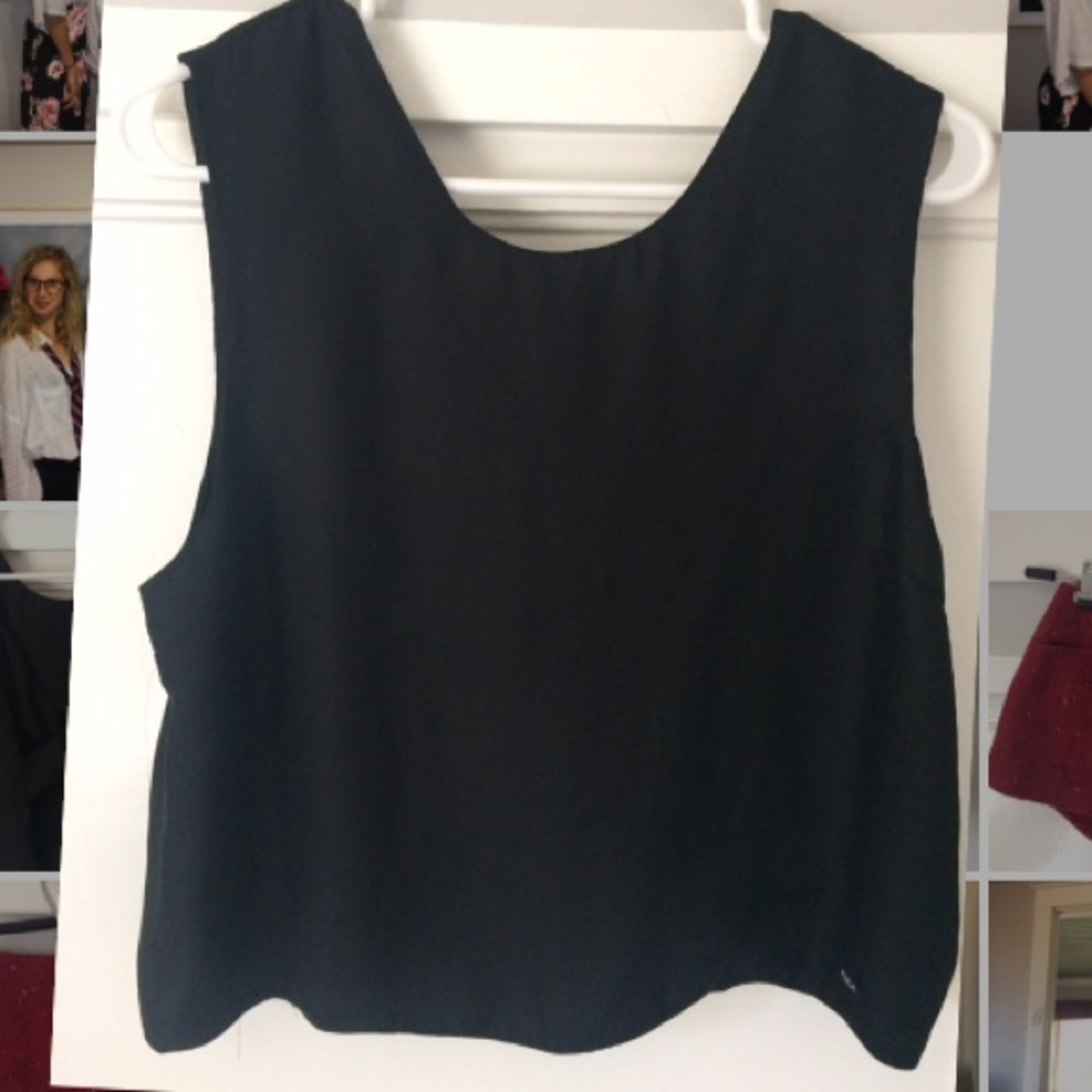 RVCA Silk Backless Tank Top