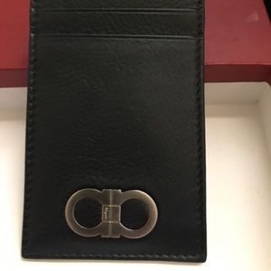New Salvatore Ferragamo Credit Card Case Men's