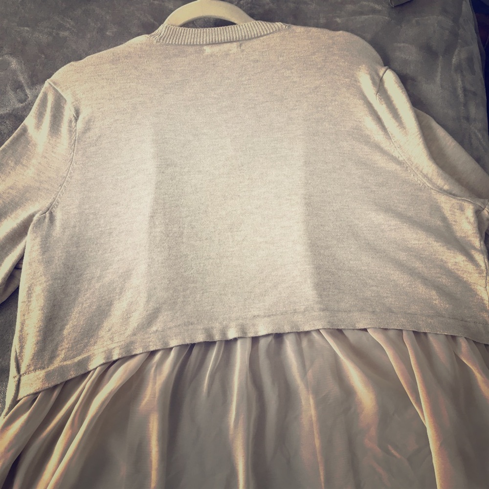 Maurice’s sweater with flowy back detail