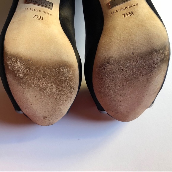 πHPπ Badgley Mischka Black Heels - 7.5 - Picture 7 of 8