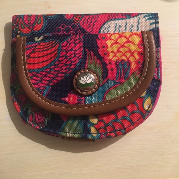 Lily Blossom patterned wallet - Picture 1 of 3