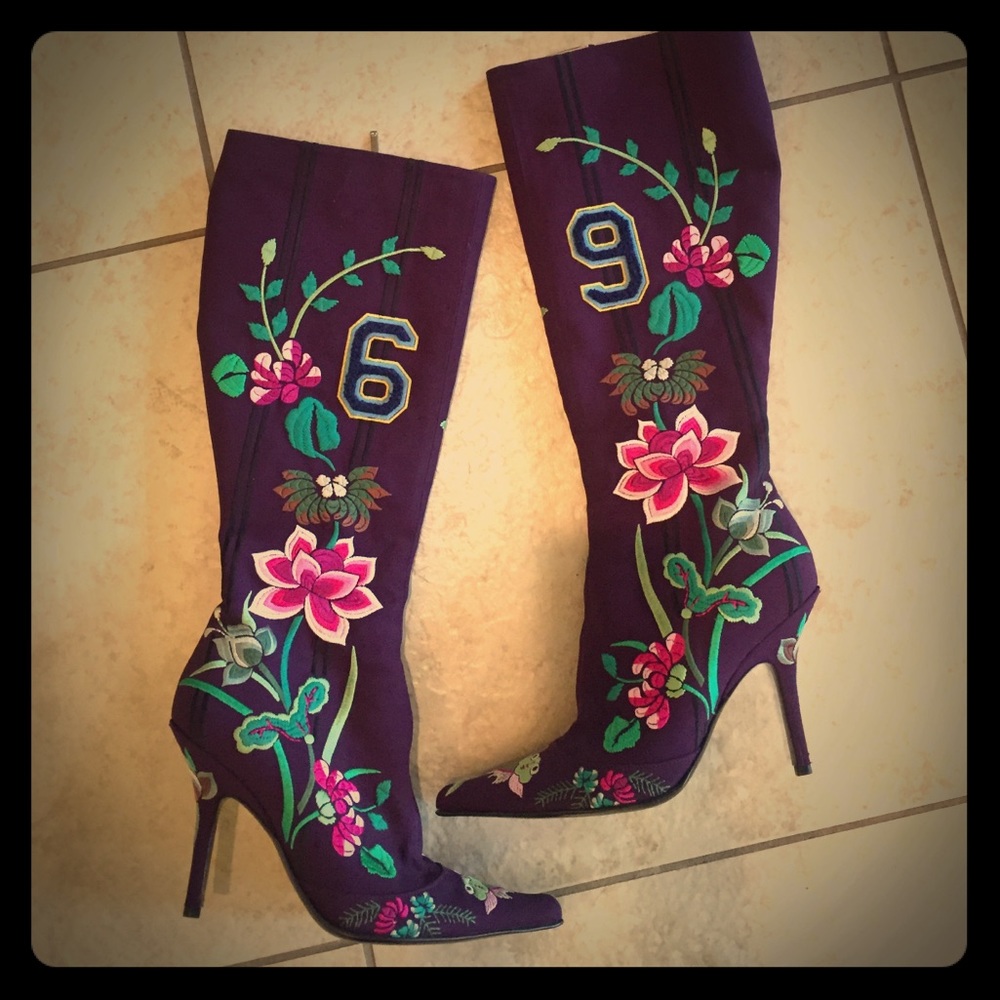 Christian Dior Koi fish 69 boots