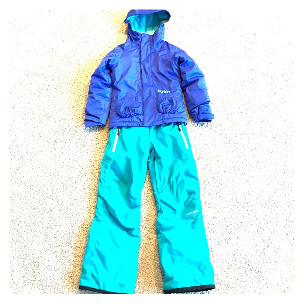 Girls Burton XS jacket & Boulder Gear S ski pants