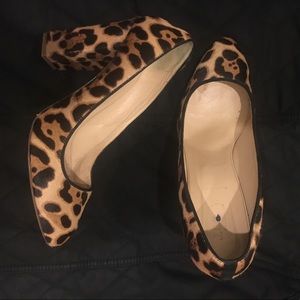 J.Crew Leopard  heels