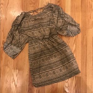 Aztec Pattern Dress from Paper Dolls Boutique