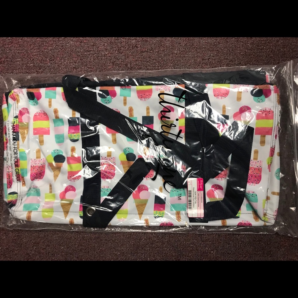 Thirty-One Large Utility Tote Ice Cream Sprinkles