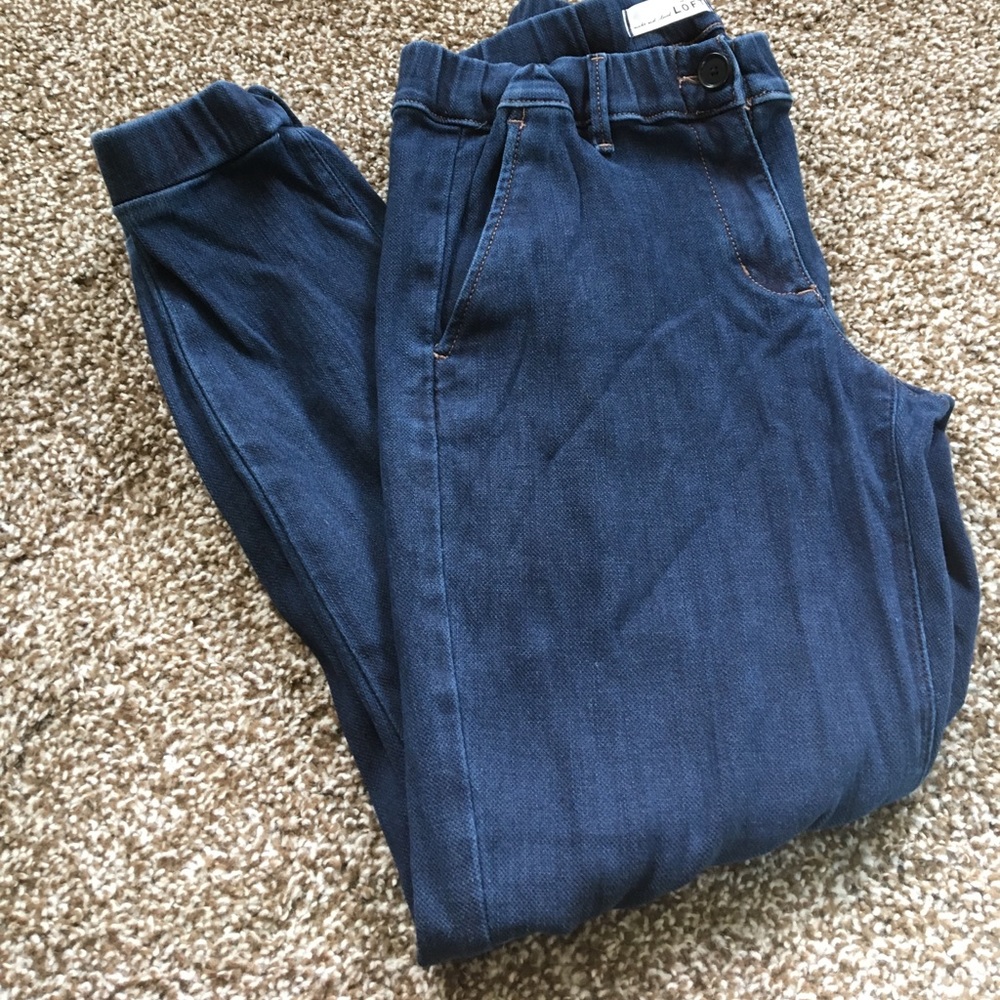 Loft Ann Taylor Jogger Jean Stretch Size 2