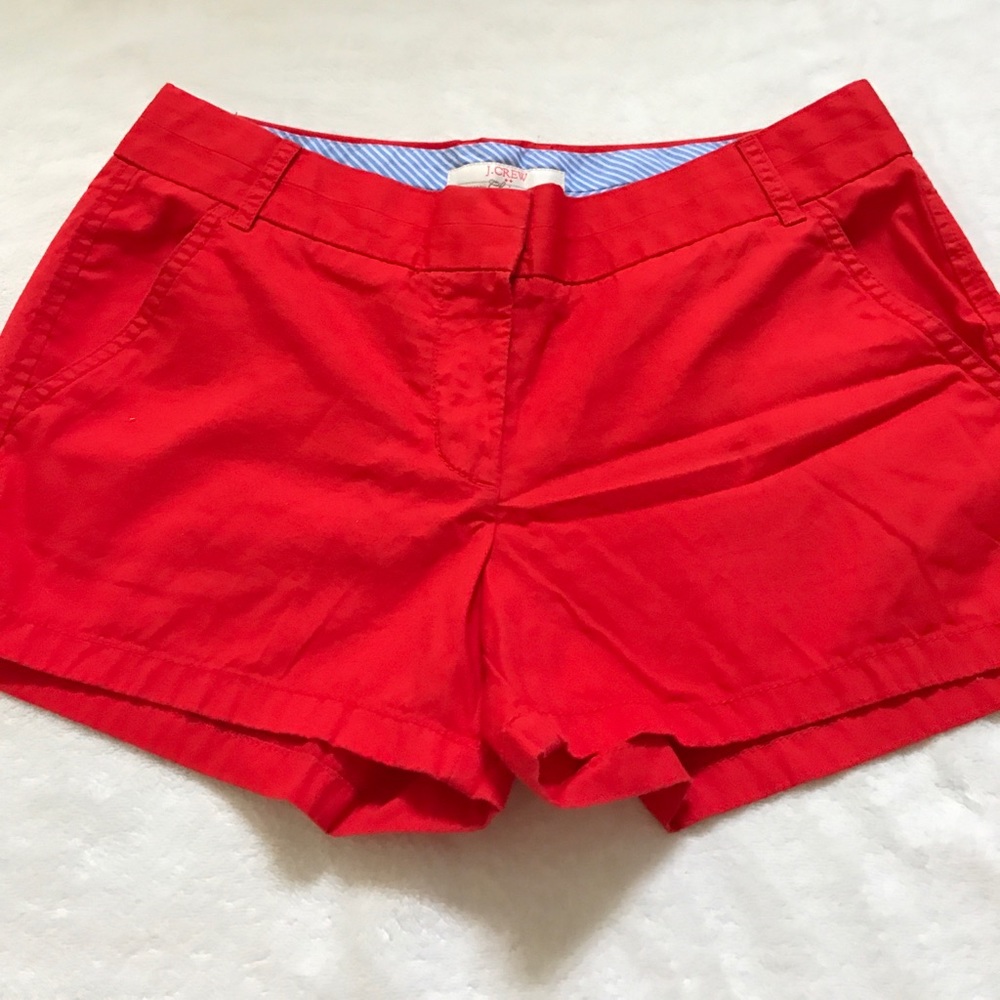J Crew broken in chino shorts 6