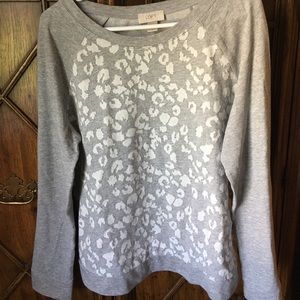 LOFT Leopard print sweater