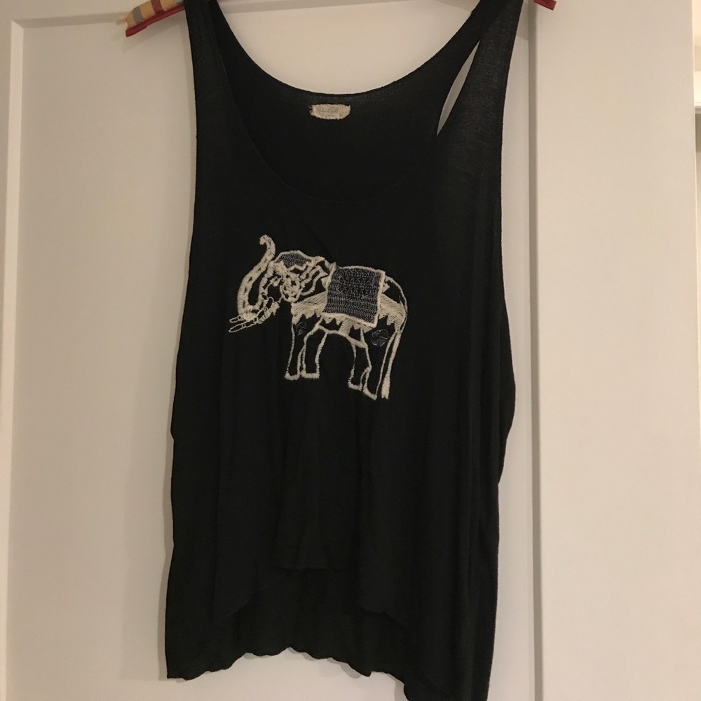Elephant tank - black, small