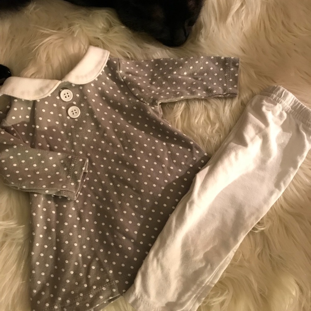 0-3 Girls Isaac Mizrahi Tunic & Leggings☁️☁️