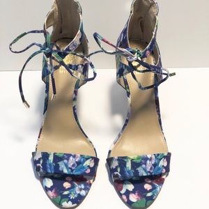 Vince Camuto floral heels