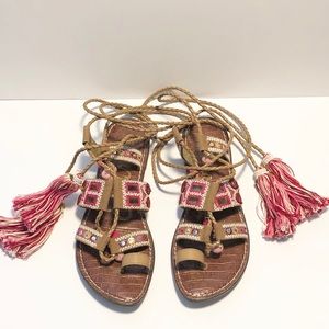 Sam Edelman lace up sandals