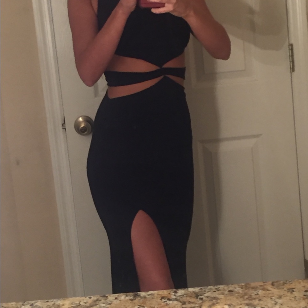 Charolette Russe dress with slit