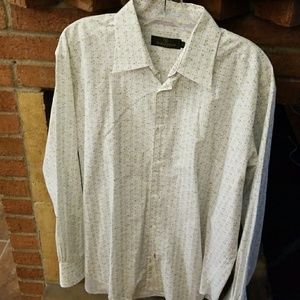 Men's large Bugatchi long sleeve button down