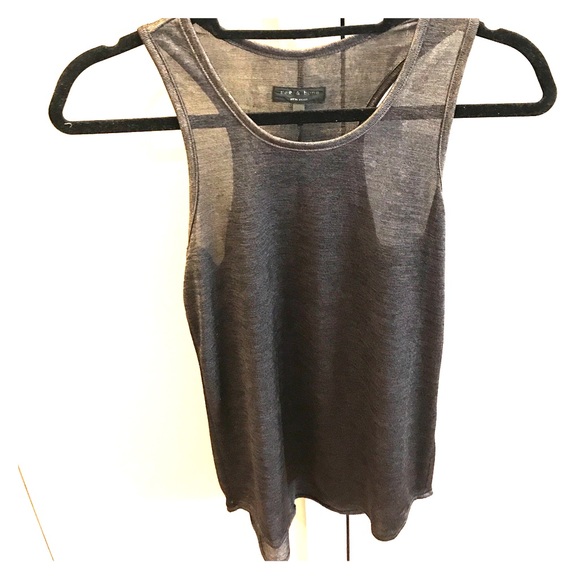 NWOT Rag and Bone Racerback Tank Top - Picture 2 of 5
