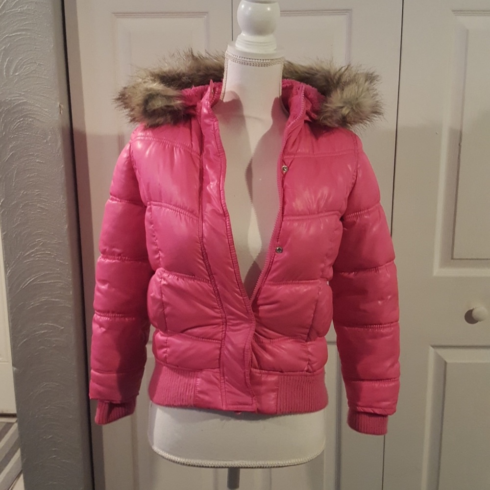 Justice puffer coat