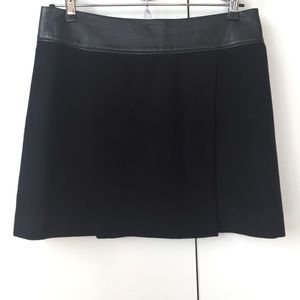 Uniqlo - Mini skirt with faux leather band - 2
