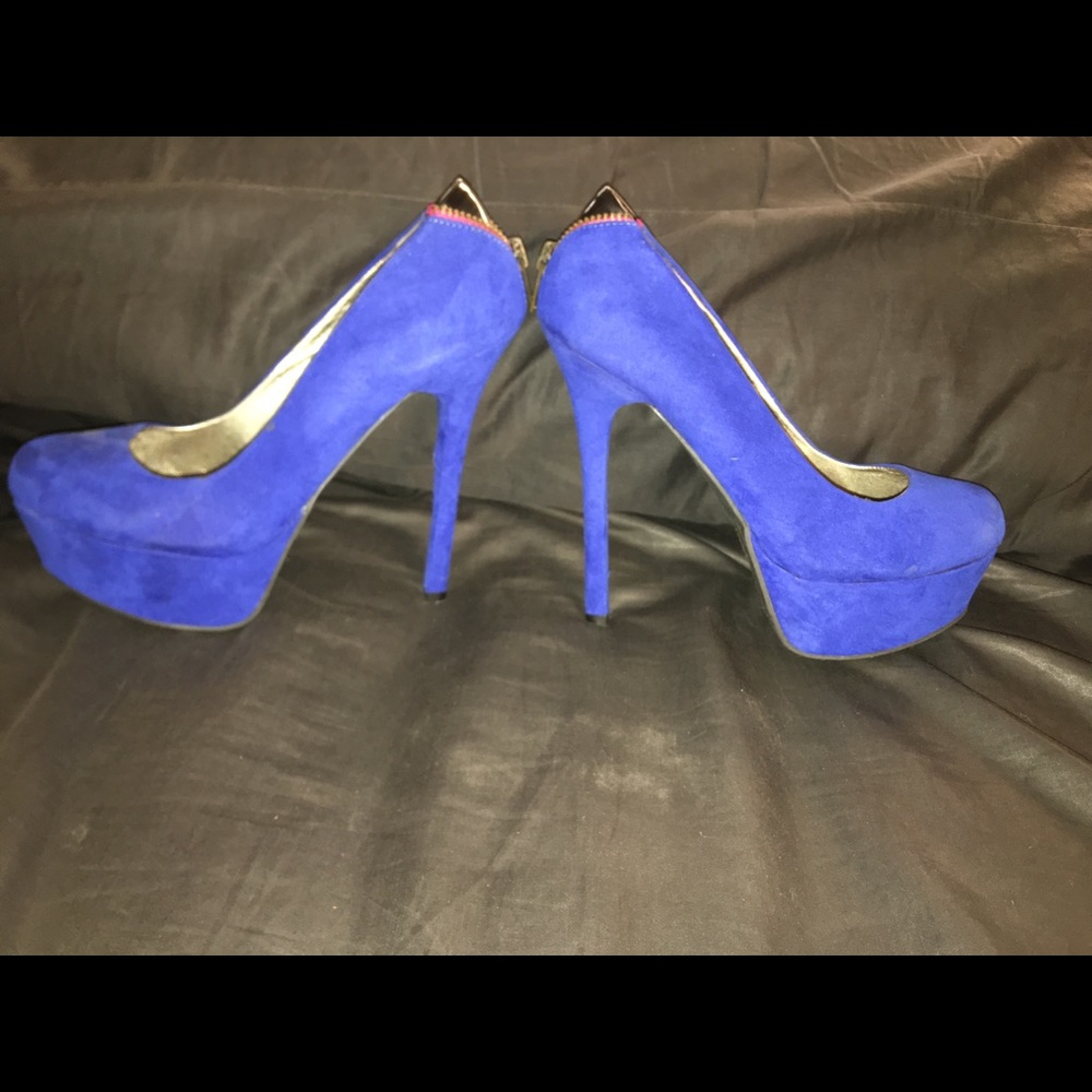 Royal Blue high heels