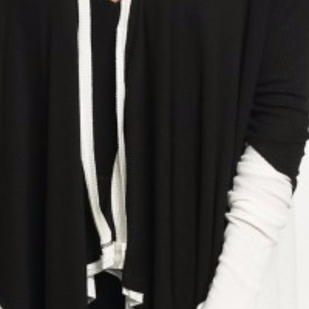 曆LAST 1曆BLACK & IVORY LIGHT WEIGHT CARDIGAN - Picture 2 of 2
