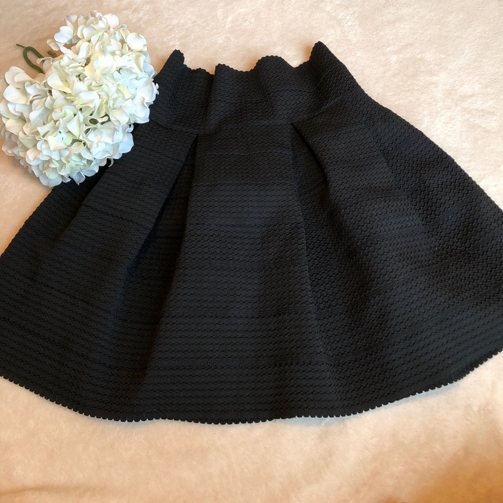 H&M Black Puffy Skirt