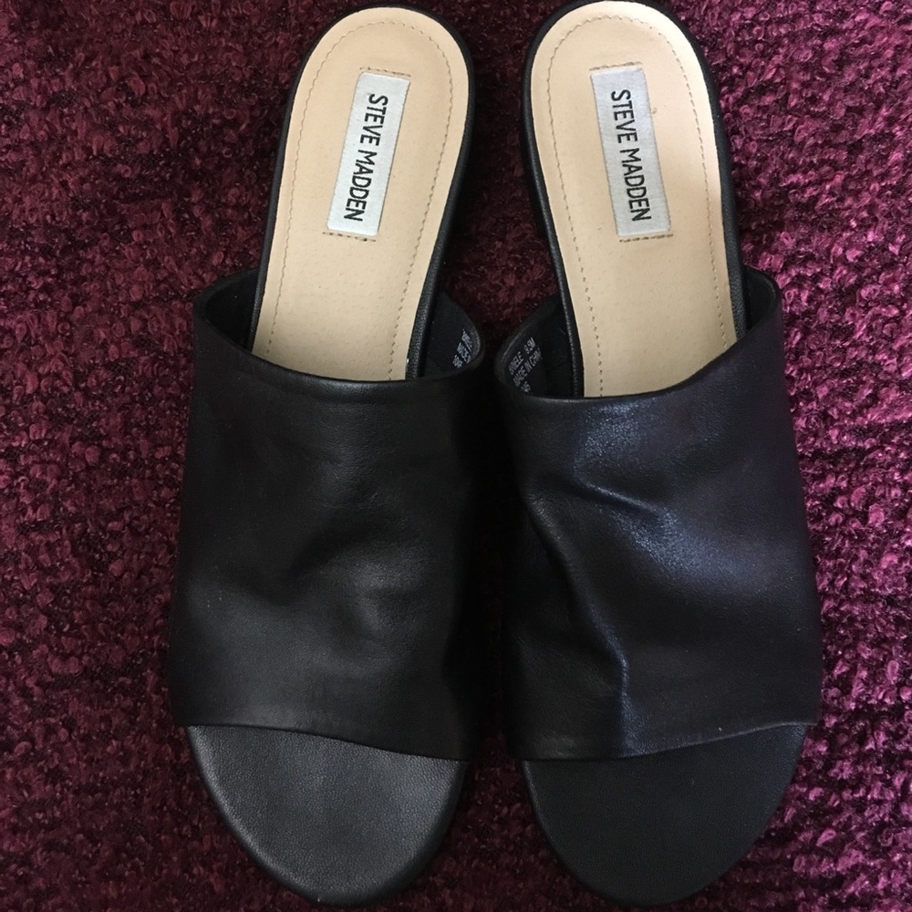 Steve Madden Barley Worn Mule Slides - image 1