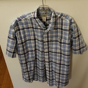 Men's medium LL Bean short sleeve  button down