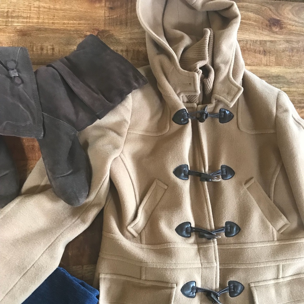 Tan wool coat