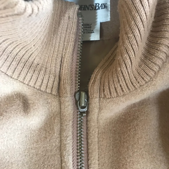 Tan wool coat - Picture 3 of 4
