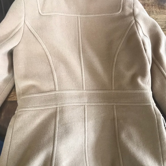 Tan wool coat - Picture 4 of 4