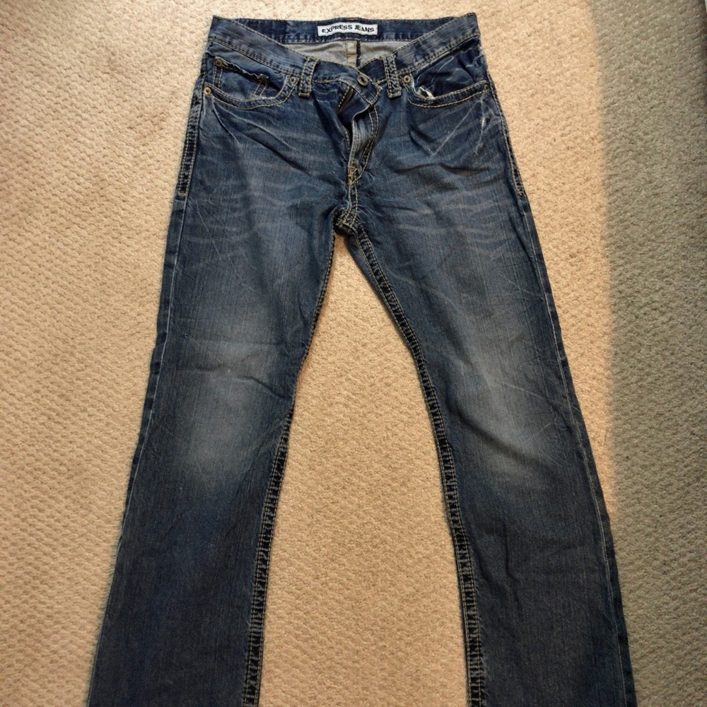 Express Men's Jeans 32x32 Classic Fit Boot Cut