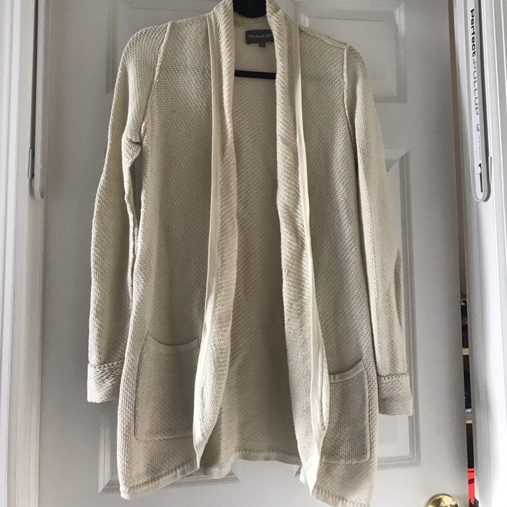 Micheal Stars Beige Cardigan
