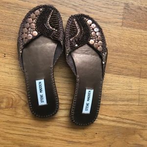 Brand new. Never worn. Steve Madden brown shoes