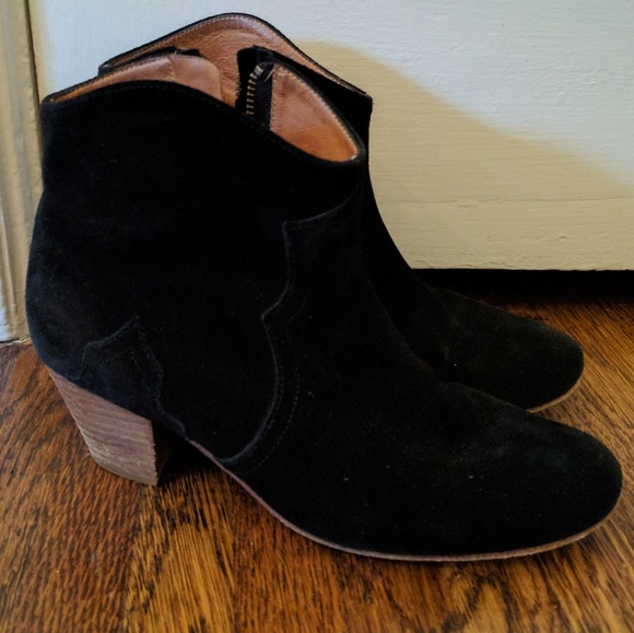 Isabel Marant Dicker Booties - Black Suede - Picture 1 of 5