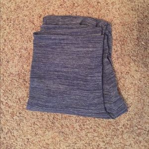 Dark heathered stirrup leggings