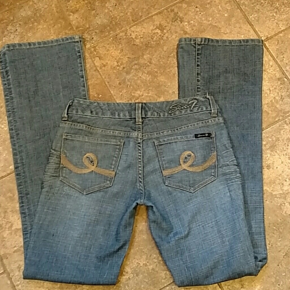 Seven7 bootcut jeans, size 27.