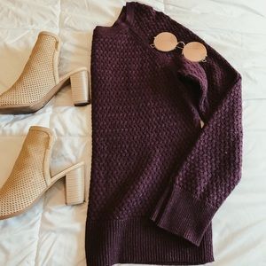 Burgundy lightweight sweater