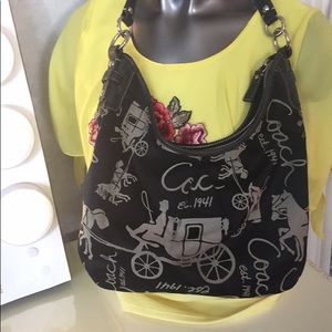 Coach horse and buggy purse