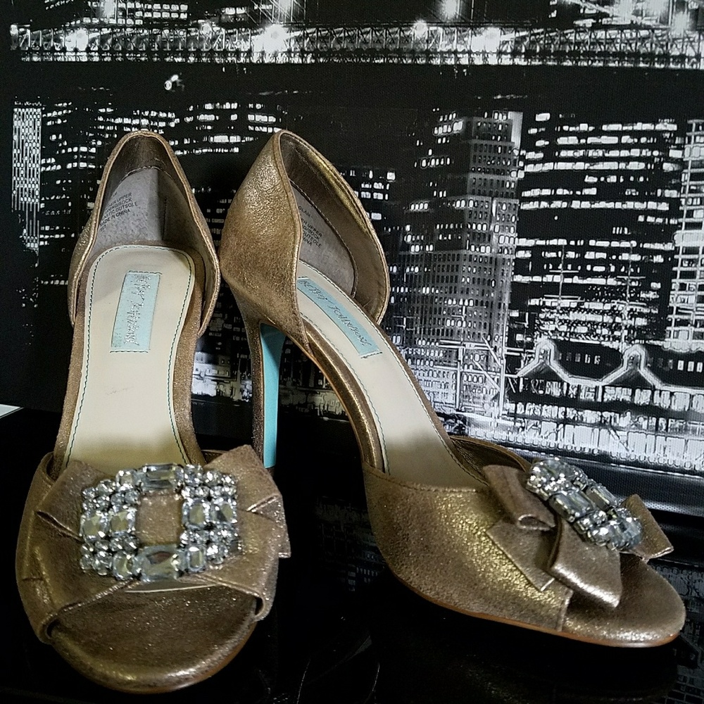 Betsey Johnson "Blue"  Heels