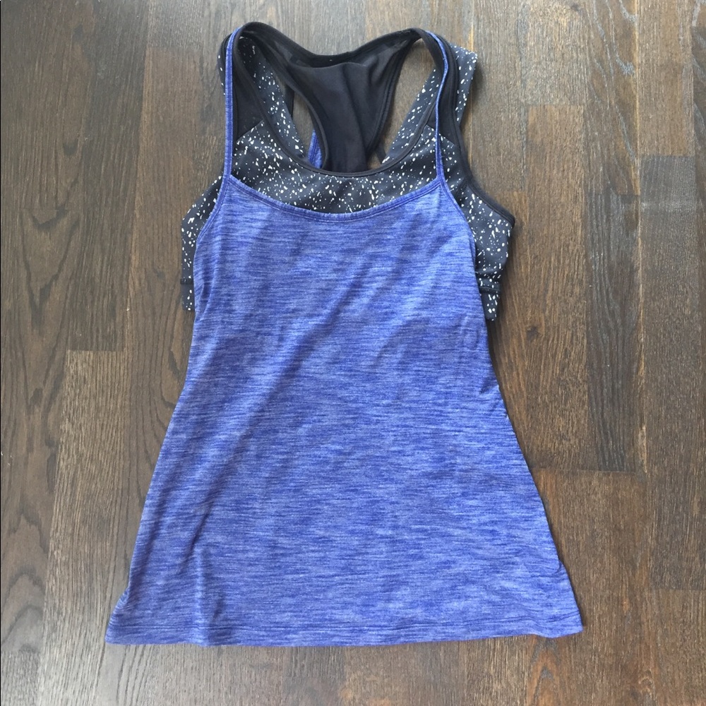 Lululemon top with bra