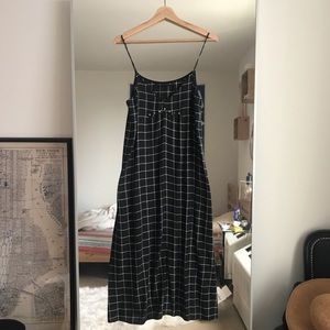 Plaid flannel dress