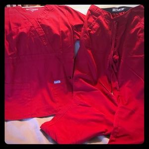 Greys anatomy scrub pant and top set