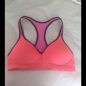 Victoria's Secret sports bra neon watermelon