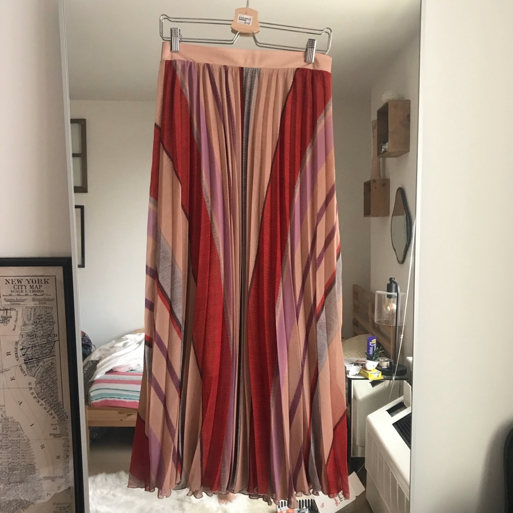 Striped Maxi Skirt
