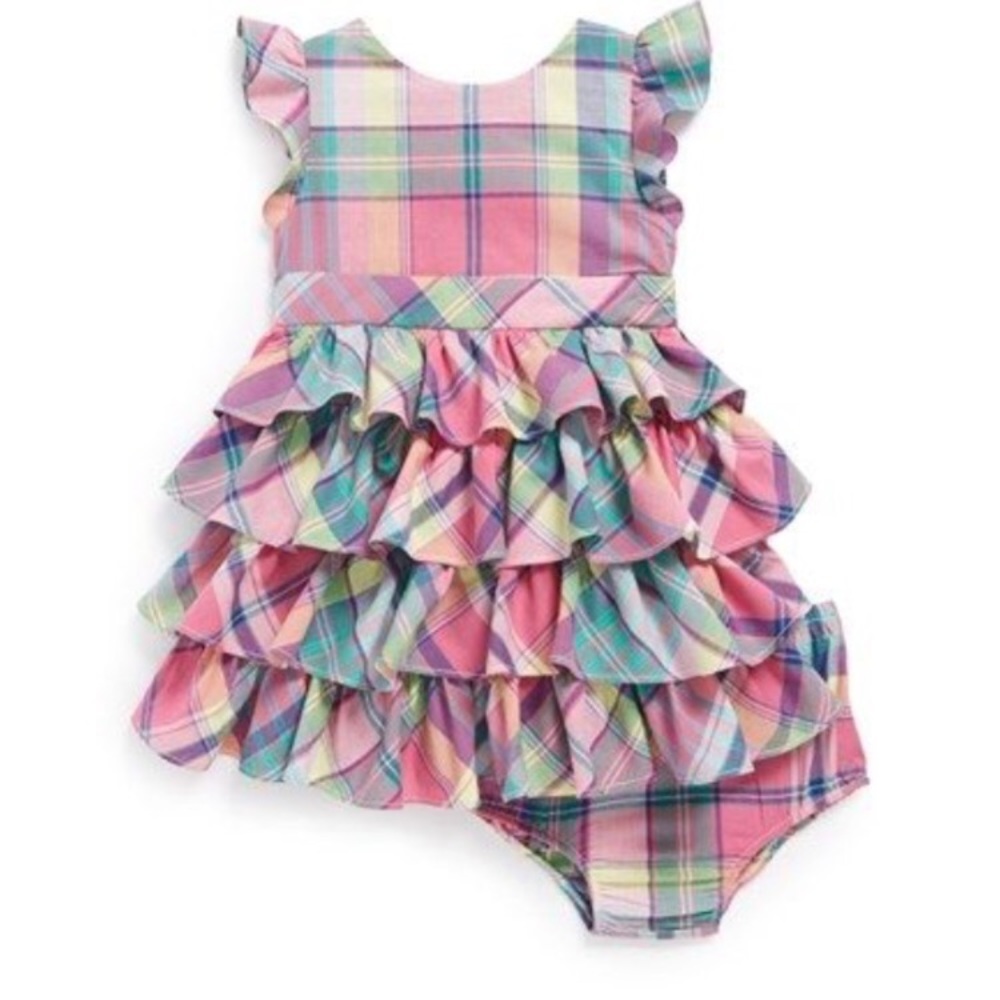 Ralph Lauren| ruffled dress|