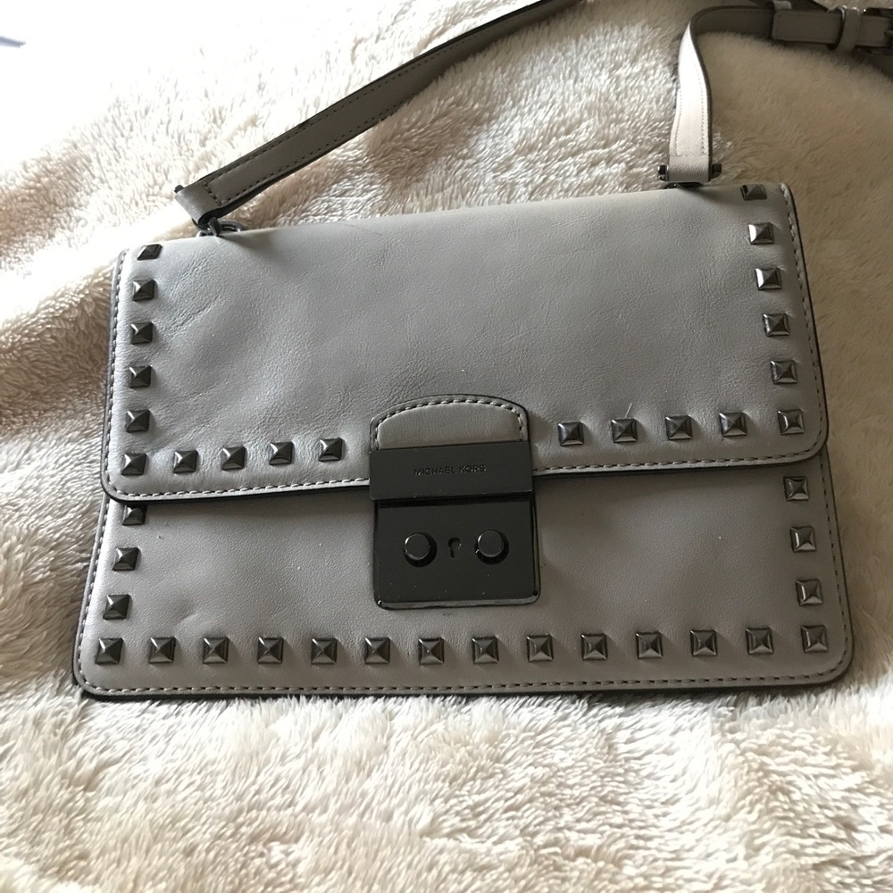 Final Price!! Michael Kors Cement Sloan Crossbody