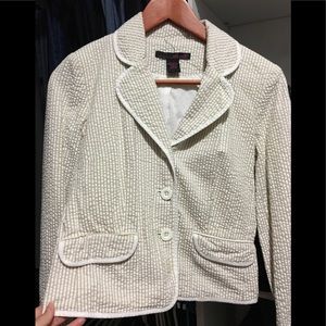 Linen striped jacket