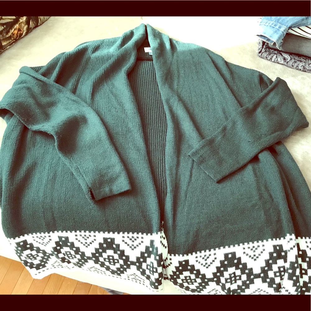 Old Navy open from cardigan