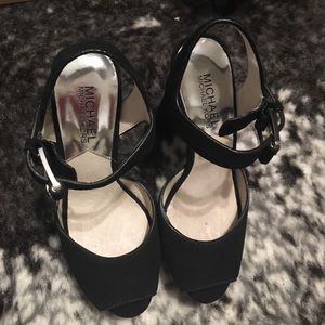 Michael Kors Suede Platform heels- brand new