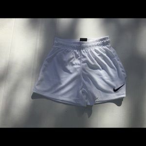 White Nike Dri Fit Shorts